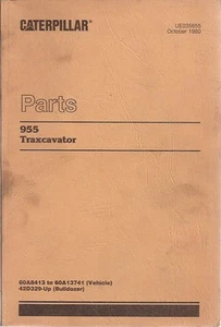 Caterpillar 955 Traxcavtor Crawler Loader Parts Manual - Picture 1 of 1