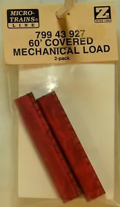 NEW Z Micro-Trains Line #79943927 60' Covered Mechanical Loads 2 Pk - Picture 1 of 1