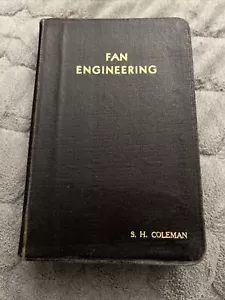 Fan Engineering Handbook 5th Edition Buffalo Forge Leather Cover 1949 Coleman - Picture 1 of 9