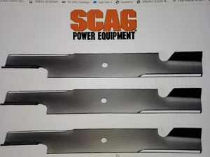 3PK Scag Genuine OEM 482881 Lawn Mower Blade 471712 482787 482879 61" deck - Picture 1 of 1