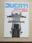 Ducati Pantah 600 TL Desmo Prospekt Brochure