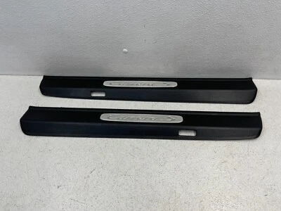 Porsche 991 911 2012-2016 juego de molduras de placa de desgaste de umbral de puerta izquierda derecha 1569 OEM Foto 1 de 4