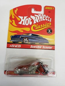 Hot Wheels Classics Scorchin Scooter Series 1 H7088 Orange 23/25 - Picture 1 of 4