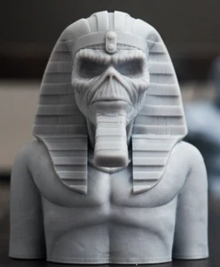 Iron Maiden 3D printed Eddie Bust - Powerslave Album - Picture 1 of 3