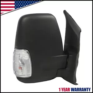Passenger Right Side Power Mirror with Lamp For Ford Transit 150 250 350HD 10-24 - Picture 1 of 17