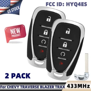 2 FOR 2024-2025 CHEVROLET TRAX SMART KEY PROXIMITY REMOTE FOB HYQ4ES 13530712 - Picture 1 of 7