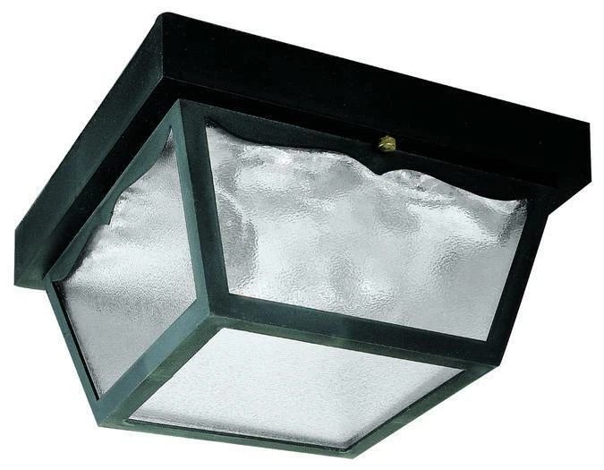 60 Watt 2-light Black Porch Light Westinghouse 66823