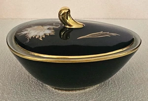 Bowl Royal Porzellan Bavaria KPM Germany Handarbeit Echt Cobalt - Gold Trim 39 - Picture 1 of 5