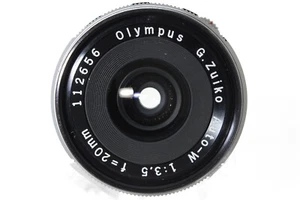[Exc+5] Olympus G.Zuiko Auto-W 20mm f3.5 Wide Angle Lens for Pen F FT FV JAPAN - Picture 1 of 8