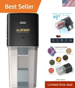 Multi-Function Plastic Fish Feeder - Timer & Wi-Fi Control for Small Breeds - Picture 1 of 9