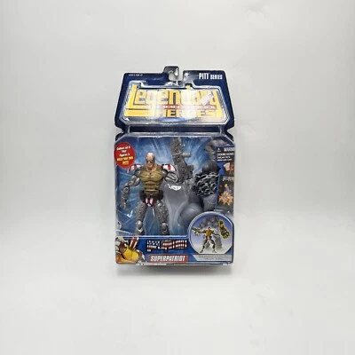 Figura de acción superpatriota serie PITT de Marvel Legendary Heroes (máscara puesta) nueva en caja  Foto 1 de 2