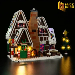 Kit de luces LED BrickBling para LEGO Creator Gingerbread House 10267 (estándar) - Imagen 1 de 10