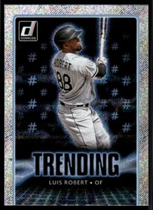 Luis Robert 2021 Donruss Trending Rapture C57 #TR9 Chicago White Sox