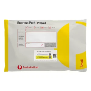 4 LOT - Prepaid Express Satchel (Small) Australia Post - 4 SATCHELS - Picture 1 of 1