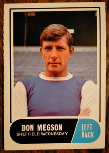 Don Megson Sheffield Wednesday #9 A&BC Footballers Green Back 1969
