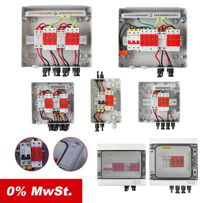 Solar Junction Box Photovoltaic AC DC 1-2-3-Strings Surge Protector 1000V - Image 1 of 4
