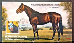 SECRETARIAT Commemorative First Day Cover 1999 - Picture 1 of 3