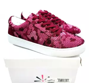 Isaac Mizrahi Banet Camuflado Acolchado Soho Zapatillas con Cordones - Rosa Baya, EE. UU. 9M - Imagen 1 de 9