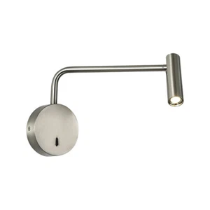 3W LED Wall Sconce Light Adjustable Bedroom Reading Lamp Fixture Swivel Arm&Head - Picture 1 of 10