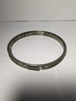Vintage 5" Metal Round Spring Tension Cork Lined Embroidery Hoop - Made in USA - Image 1 of 4