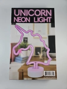 Pink Unicorn Neon Light Battery Powered- Night Light Take Anywhere - Picture 1 of 3