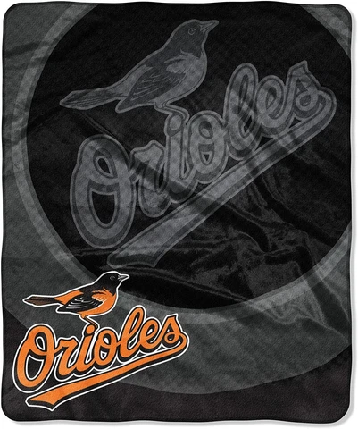 Orioles  MLB Retro Raschel Throw Blanket, Soft & Cozy, Washable Cover