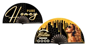 HONEY HAND FAN | Beyonce | Renaissance World Tour | Concert | Large Clack Fan - Picture 1 of 3