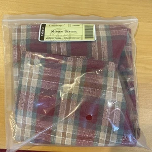 Longaberger Medium Serving Basket Liner Orchard Park Plaid - Picture 1 of 1