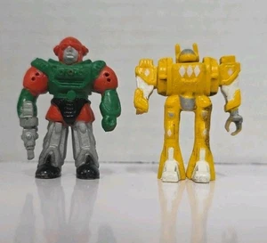 Soma Sonic Rangers Action Figures Green And Red Robot Villan Yellow Hero Vtg 95 - Picture 1 of 8