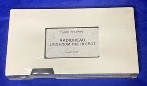 RADIOHEAD "Live From The 10 Spot" MEGA-RARE SEALED PROMO VHS Capitol 1998 VIDEO - Picture 1 of 6