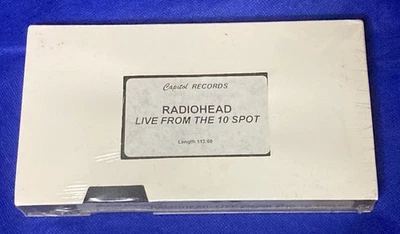 RADIOHEAD "Live From The 10 Spot" MEGA-RARE SEALED PROMO VHS Capitol 1998 VIDEO - Image 1 of 4