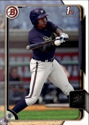 2015 Bowman Draft #5 Demi Orimoloye Milwaukee Brewers - Image 1 of 2