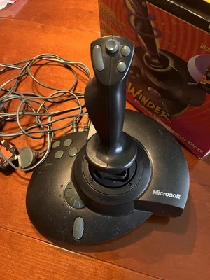 Microsoft Sidewinder Force Feedback Pro Flight Joystick - Image 1 of 4