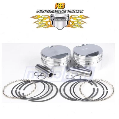 KB Forged Piston Kit for 1994-1998 Harley Davidson FLHR Road King - Engine mf Foto 1 de 4