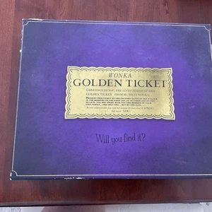 Wonka The Golden Ticket Board Game COMPLETE! Preowned-New In Sealed Box - Picture 1 of 4