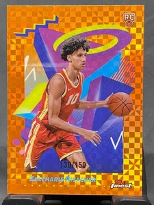 2024-25 Finest #202 Zaccharie Risacher naranja X-Fractor #/150 - Imagen 1 de 2