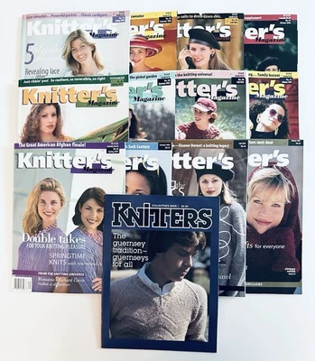 Lot of 13 Knitter's Magazine Vintage Patterns Issues 1995 Through 1997 - Image 1 of 4