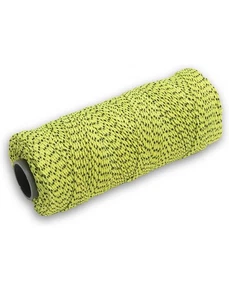 Línea de albañilería, nailon unido, amarillo y negro, 500 pies, tamaño de línea #18, albañiles y - Imagen 1 de 4