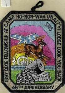 Un A Li'yi Lodge 236 45th Ann. 1997 Dixie Fellowship SR5 BLK Coastal Carolina Co - Picture 1 of 1