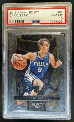 2016-17 Select Dario Saric RC Rookie Concourse #82 76ers PSA 10 - Image 1 of 2