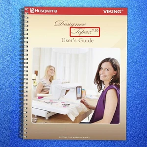 HUSQVARNA DESIGNER TOPAZ 50 User Manual Operation Guide - TOUGH COIL BINDING - Picture 1 of 5