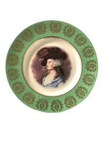 Royal Staffordshire Dinner or Display Plate Lady Portrait Gainsborough Vintage - Picture 1 of 8
