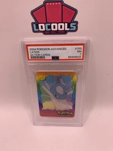 2004 Latios Pokemon Advanced Action Card Lenticular PSA 7 - Picture 1 of 2