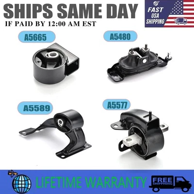 Engine Motor Trans Mounts Set For Chrysler Town And Country Dodge Grand Caravan - Image 1 of 4