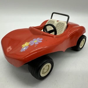  Vintage Tonka Pressed Steel Dune Flower Buggy Orange 1970’s 3.5" 55340 - Picture 1 of 10