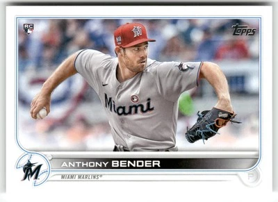 2022 Topps #160 Anthony Bender - Image 1 of 2