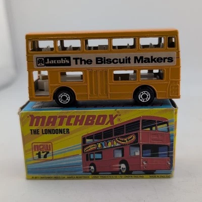 P312-MATCHBOX SUPERFAST MB17-B THE LONDONER BUS WITH BOX.'JACOBS' Us Seller - Image 1 of 4