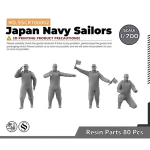 SSCR700002 1/700 Model Upgrade Parts Japan Navy Sailors 3D PRINTING - Bild 1 von 3