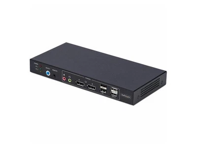 StarTech 2-Port Dual-Monitor DisplayPort KVM Switch with Dual View Video Matrix- - Image 1 of 4