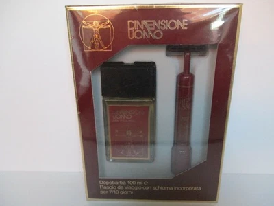 SCATOLA REGALO DIMENSIONE UOMO AS + RASOIO DR CICCARELLI ANNI '80 - Immagine 1 di 4